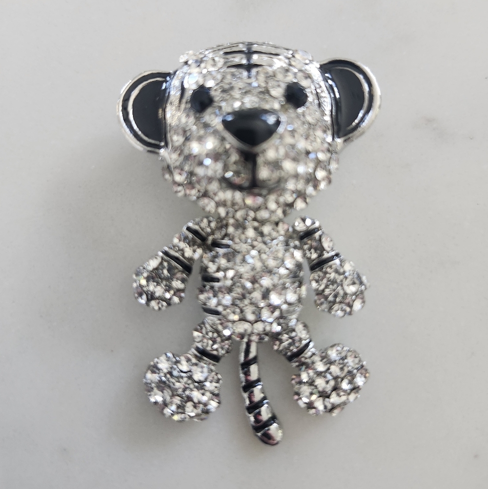 Bear Tiger Pin Brooch